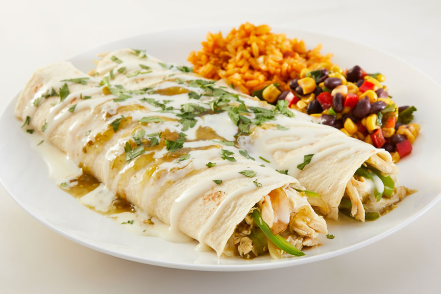 Chicken Burrito Suiza recipe